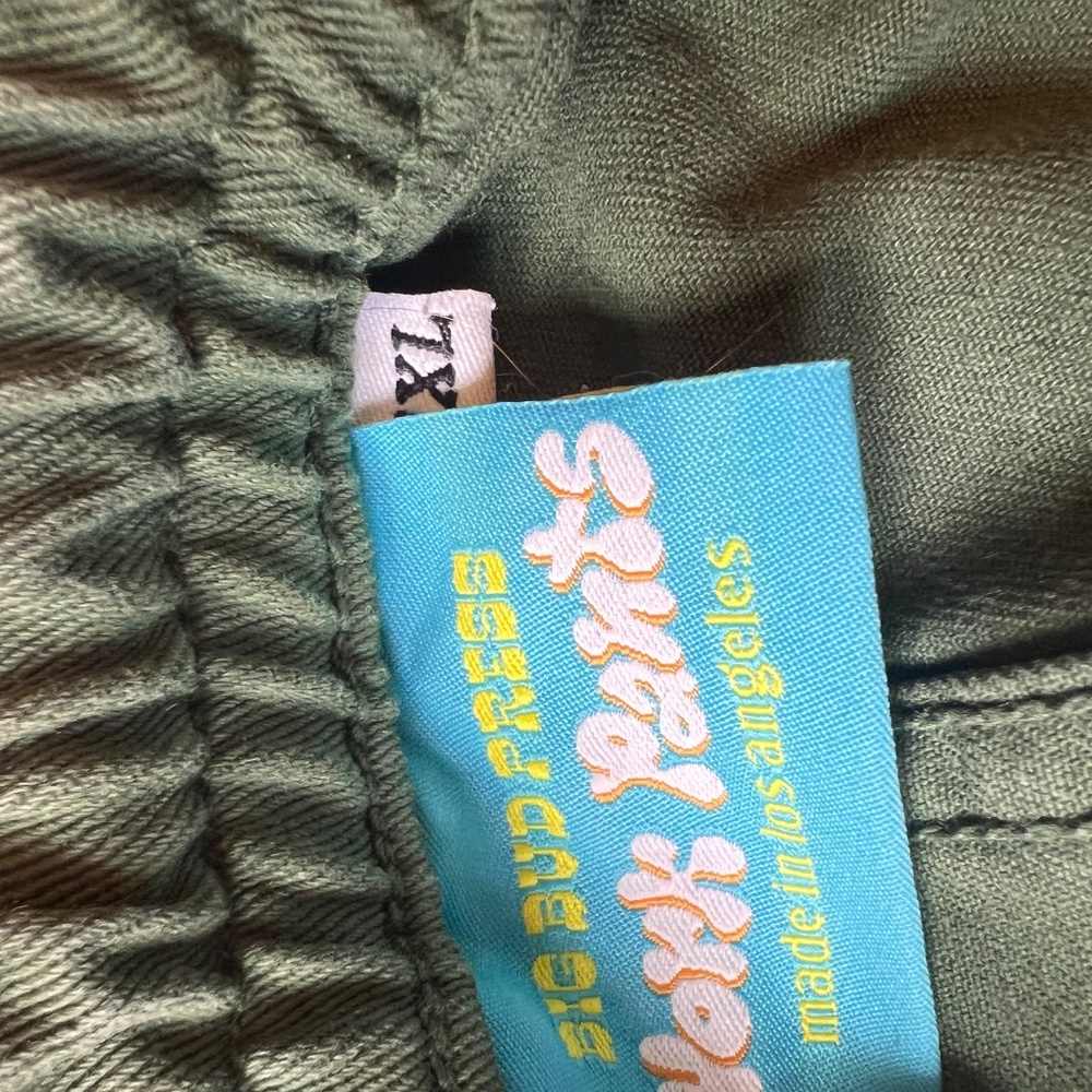 Big Bud Press Dark Gray Pants with Green Cactus Design - Picture 5 of 6